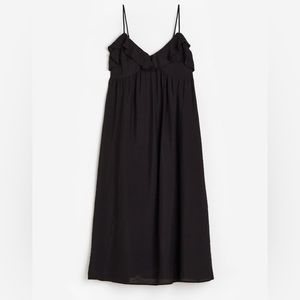 H&M ruffle top maxi dress